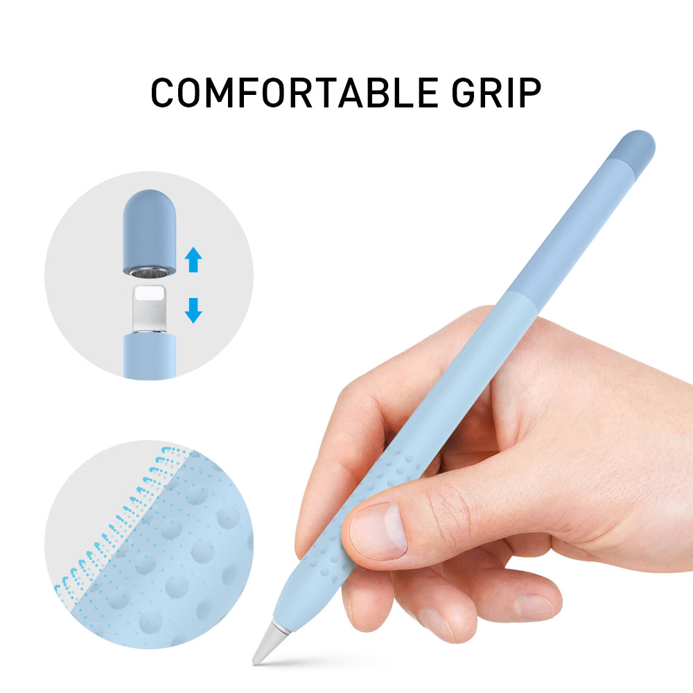 AHASTYLE PT102-1 Silicone Case for Apple Pencil (1st Generation) Gradient Color Anti-slip Ultra Thin Stylus Pen Cover AHASTYLE PT102-1 Silicone Case for Apple Pencil (1st Generation) Gradient Color Anti-slip Ultra Thin Stylus Pen Cover